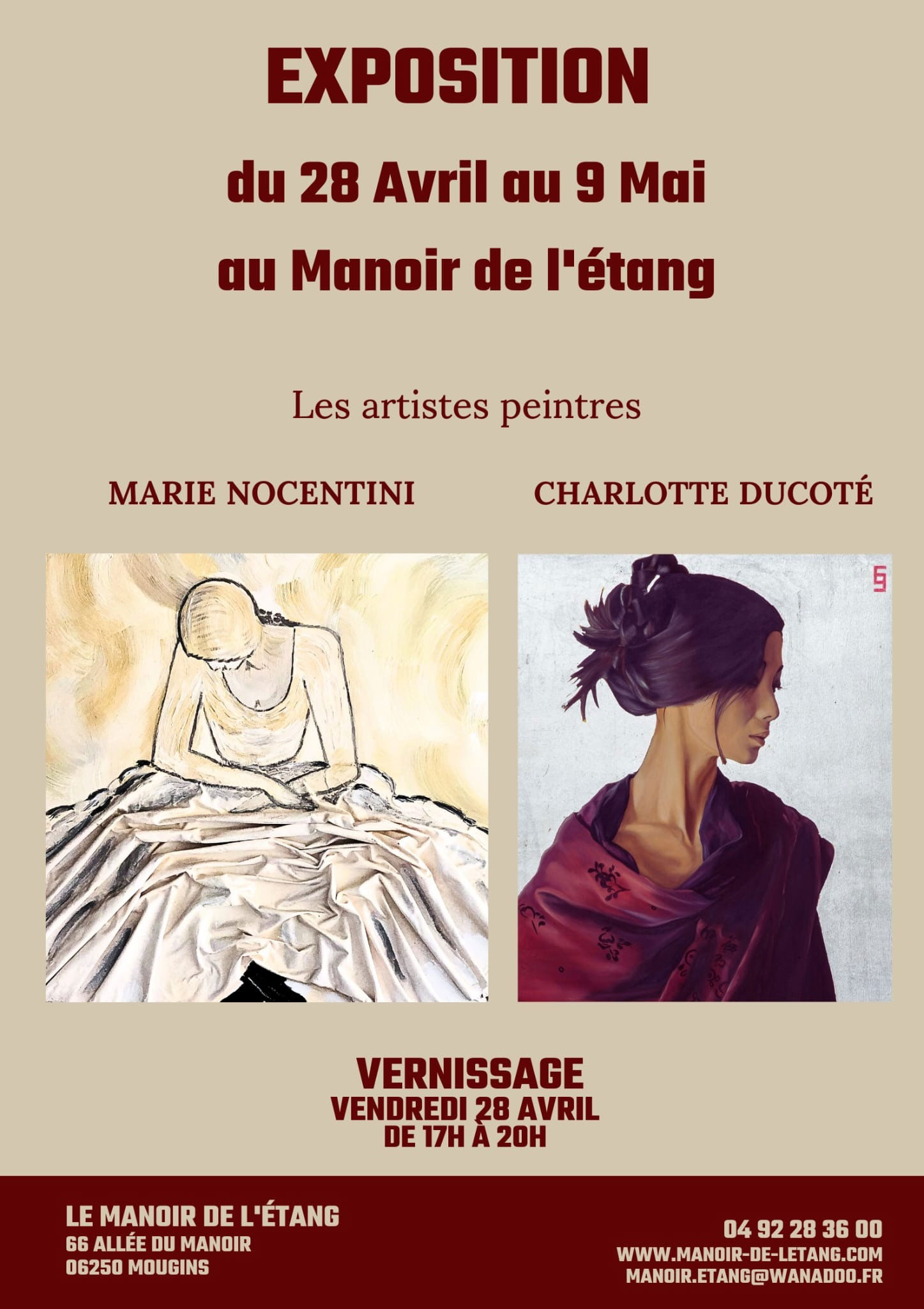 Read more about the article Exhibition from April 28 to May 9. Charlotte Ducoté and Marie Nocentini