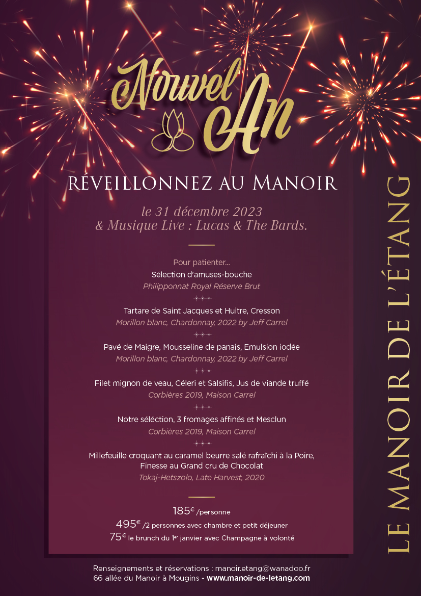 Read more about the article New Year’s Eve at the Manoir de l’Etang